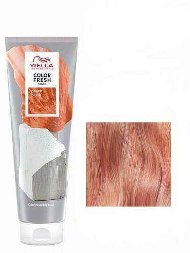Оттеночная маска для волос персиковый румянец - Wella Professionals Color Fresh Mask Peach Blush
